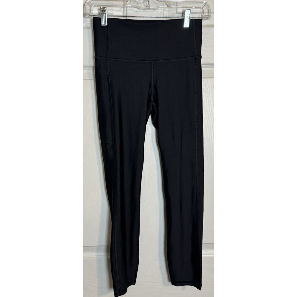 Under Armour Women's Compression Heatgear Black Leggings With Pockets, Size S